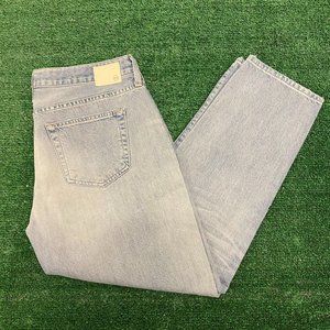 Adriano Goldschmied AG Stonewashed Highwater Denim Pants Jeans